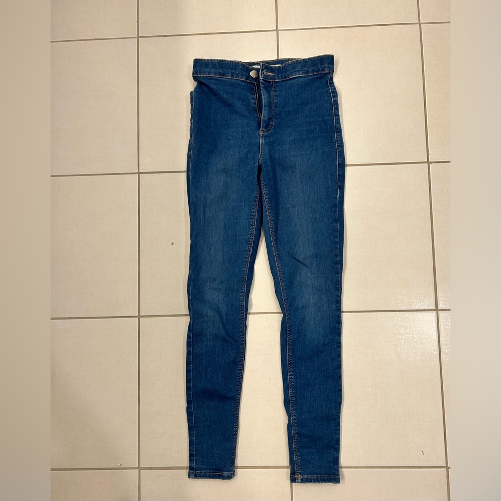 TOPSHOP MOTO True Blue Joni Jeans